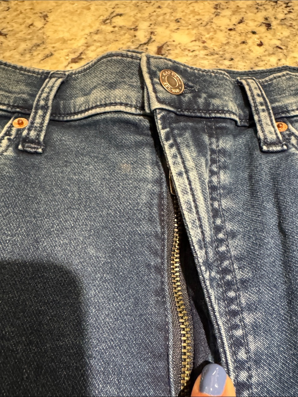 Gap Dark Wash Barrel Leg Denim Jeans - Picture 13 of 13